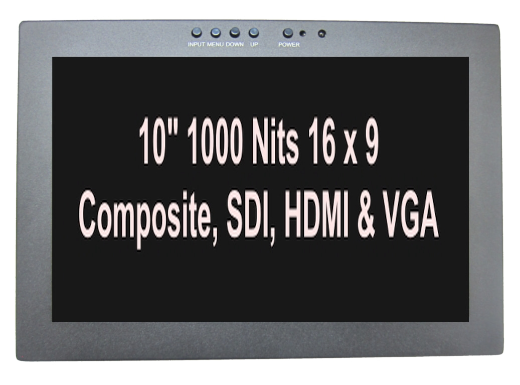 10 inch Monitor 16X9