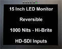 15 inch Monitor with SDI