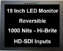 19 inch Monitor 1000 nits with SDI