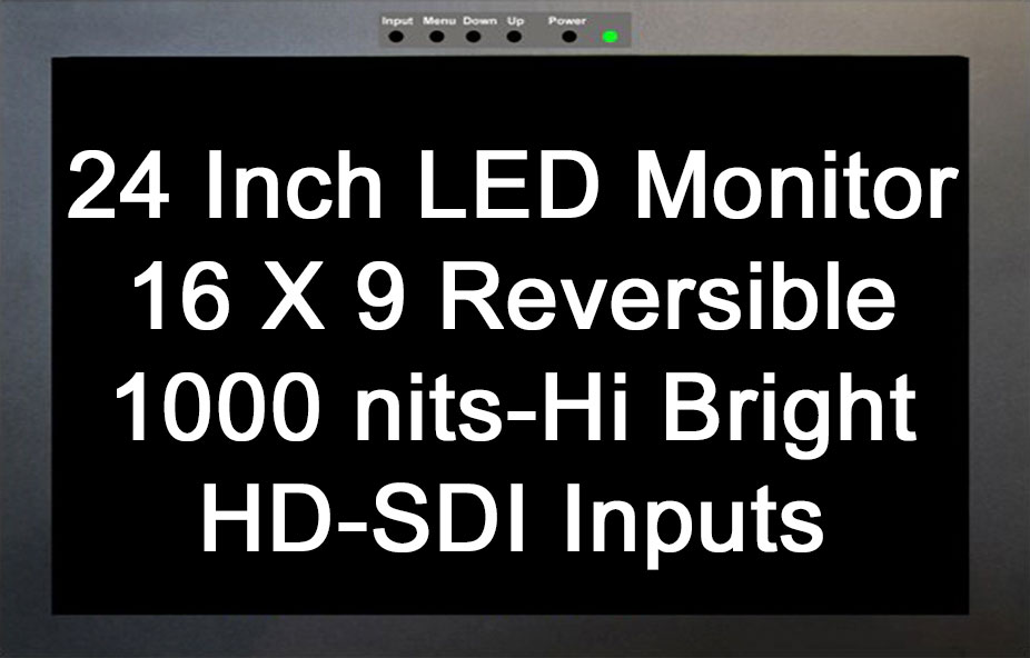 24 inch Monitor with HD-SDI
