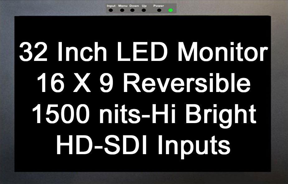 32 inch Monitor with HD- SDI